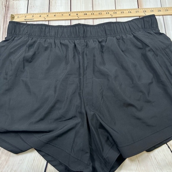 Athletic Works Black Athletic Shorts Lightweight Elastic Waist w/Pockets. 3X - Picture 5 of 8